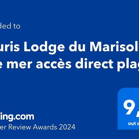 Cauris Lodge Du Marisol Vue Mer Acces Direct Plage 哥西尔 外观 照片